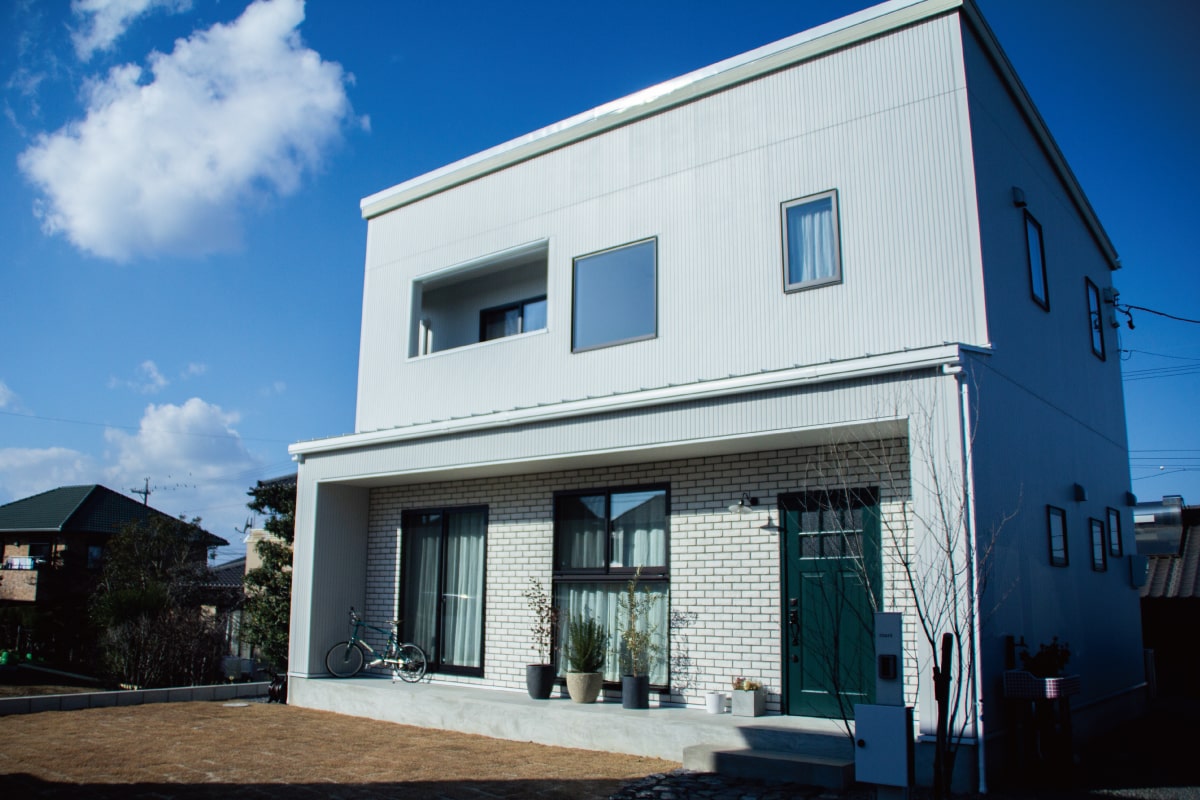 White Industrial House